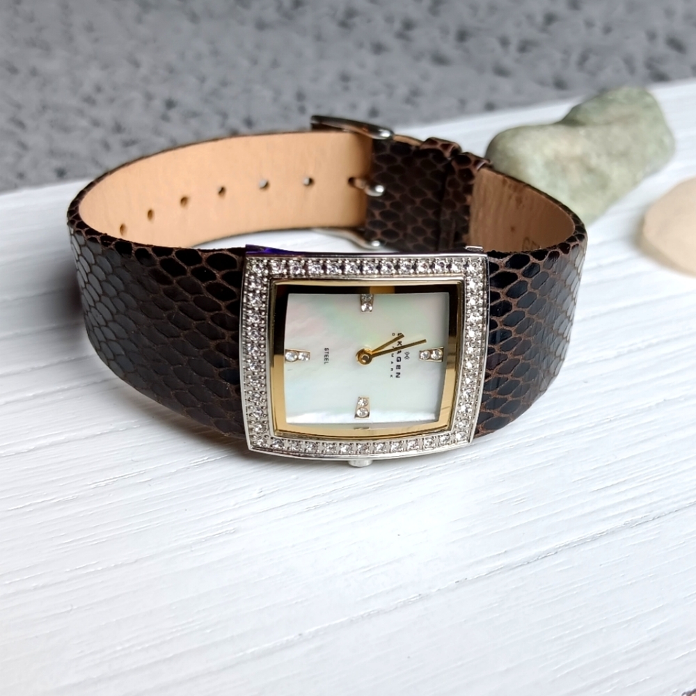 Skagen Women's Brown Leather Watch